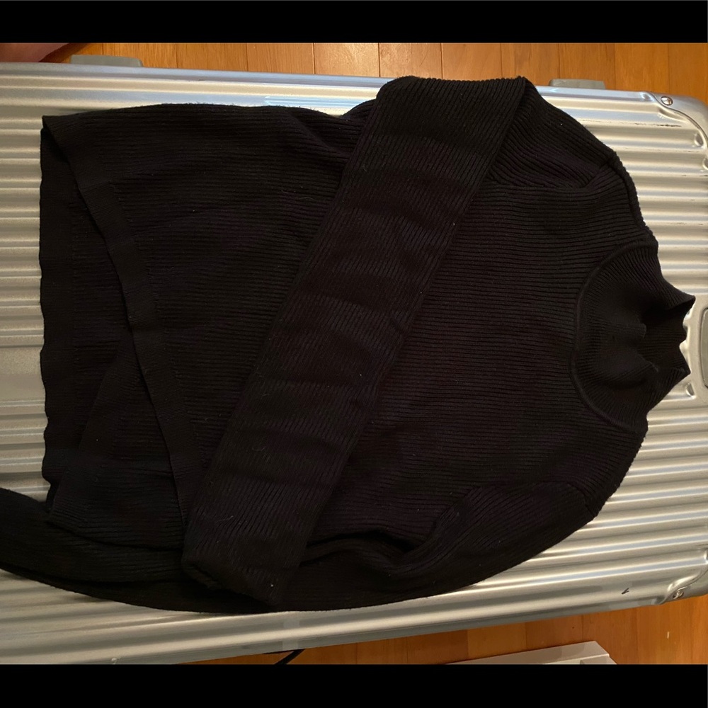 Kendall + Kylie Mock Neck long sleeve sweater